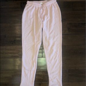 Pink joggers